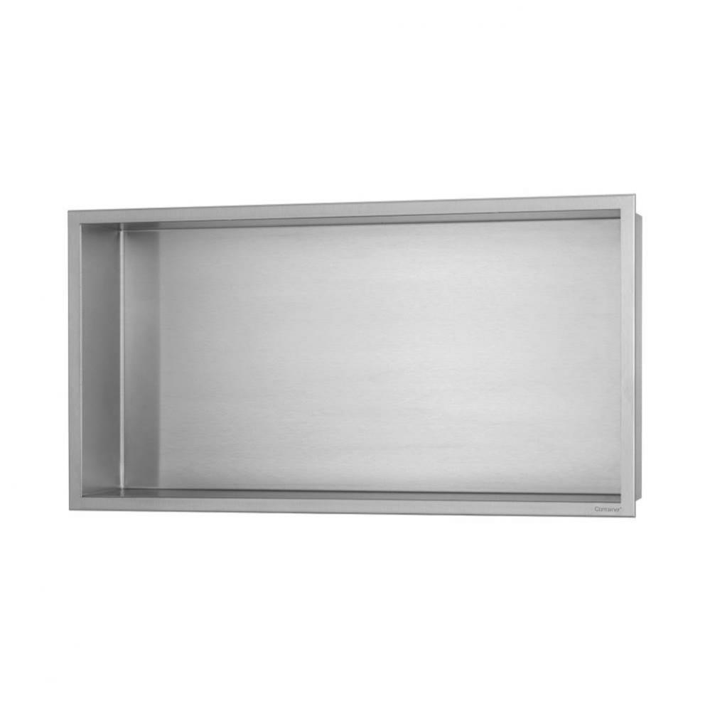 ESS Box 10 24''x12''(600x300mm) Stainless Steel with frame brushed stainless s