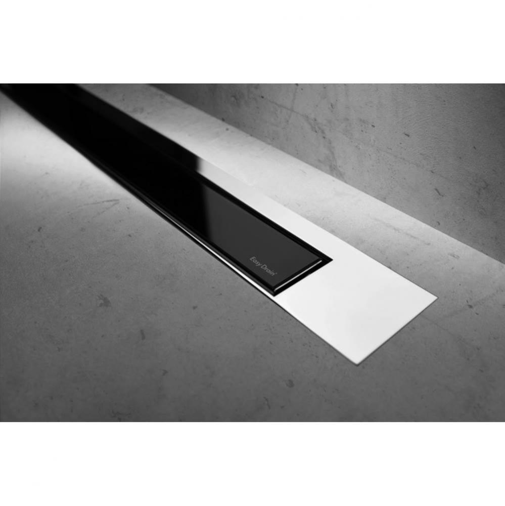 Modulo Trim Z3 Glass Matt Black TAF-Chrome 47 1/4''(1200mm)