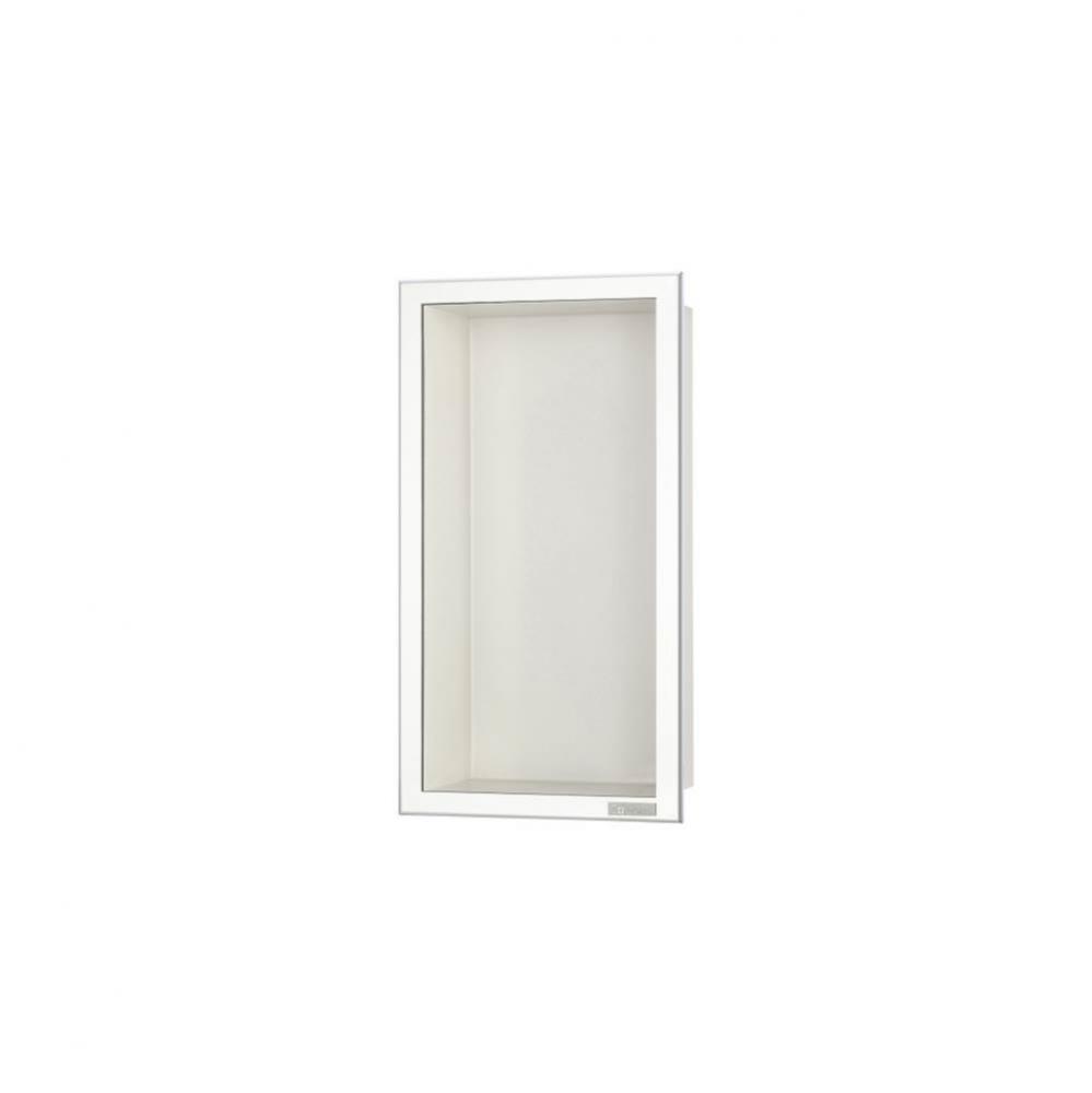 ESS Box 10 6''x12''(150x300mm) Off white with frame chrome-plated stainless st