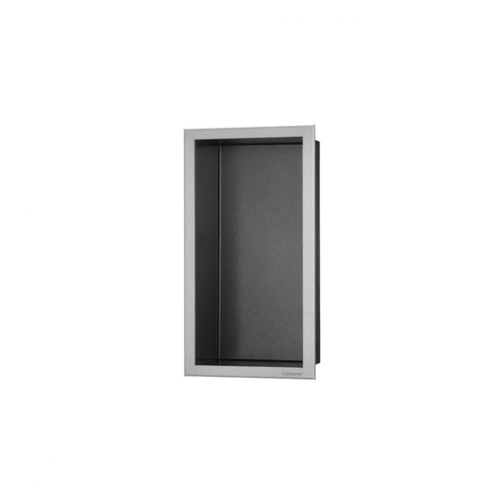 ESS Box 10 6''x12''(150x300mm) Anthracite with frame brushed stainless steel,