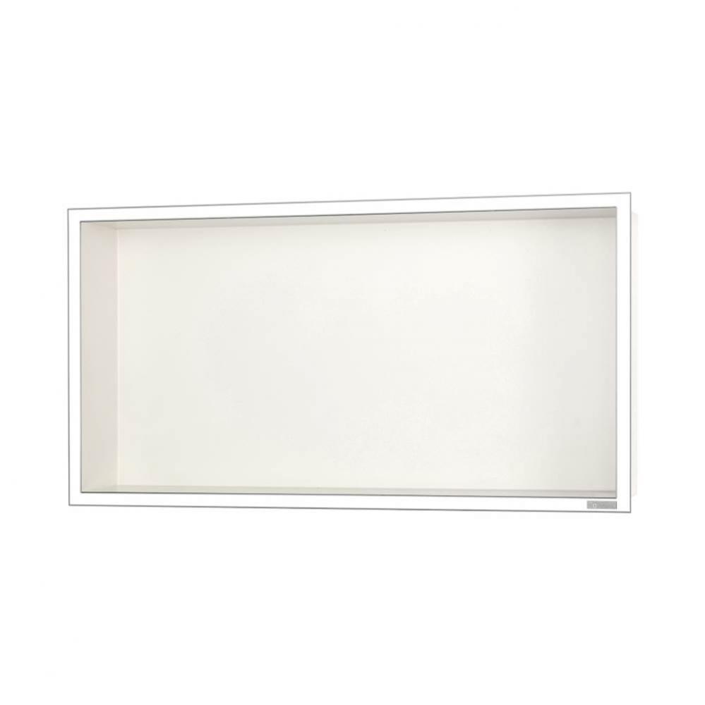 ESS Box 10 24''x12''(600x300mm) Off white with frame chrome-plated stainless s