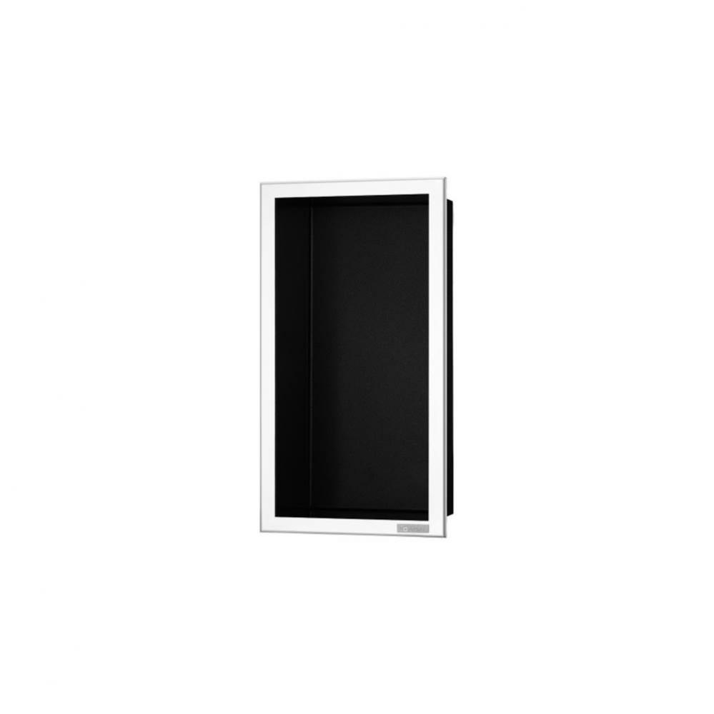 ESS Box 10 6''x12''(150x300mm) Matt Black with frame chrome-plated stainless s