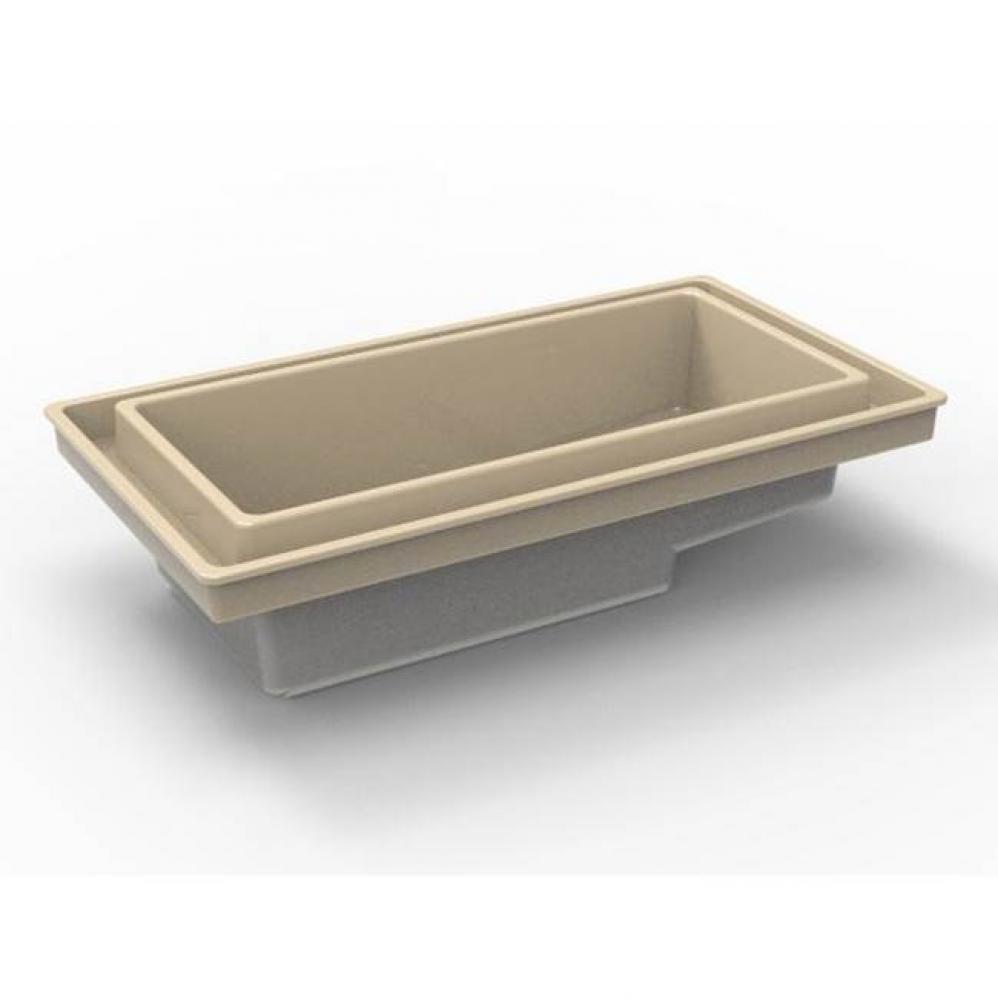 AUBURN 8066 METRO TUB ONLY- ALMOND