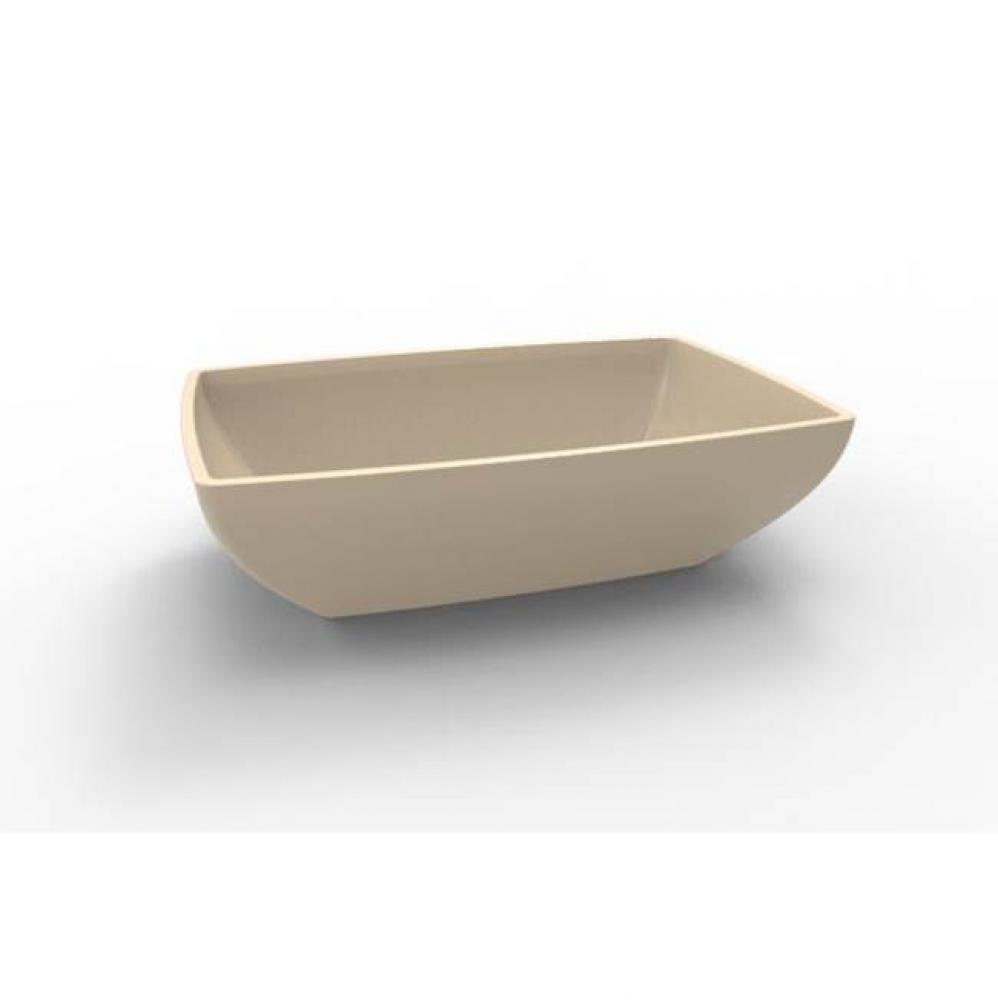 CRESCENT 24X16 SOLID SURFACE SINK - ALMOND