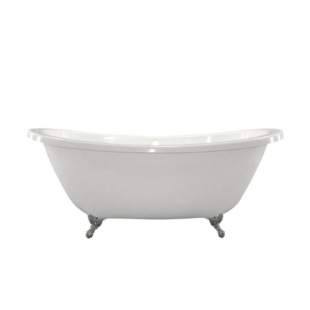 ANDREA 7238 STON FREESTANDING TUB ONLY - WHITE
