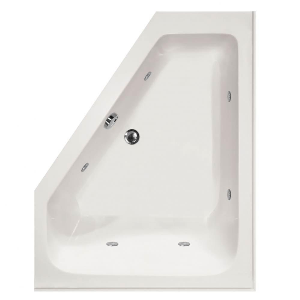 COURTNEY 6048 AC W/WHIRLPOOL SYSTEM-WHITE-LEFT HAND