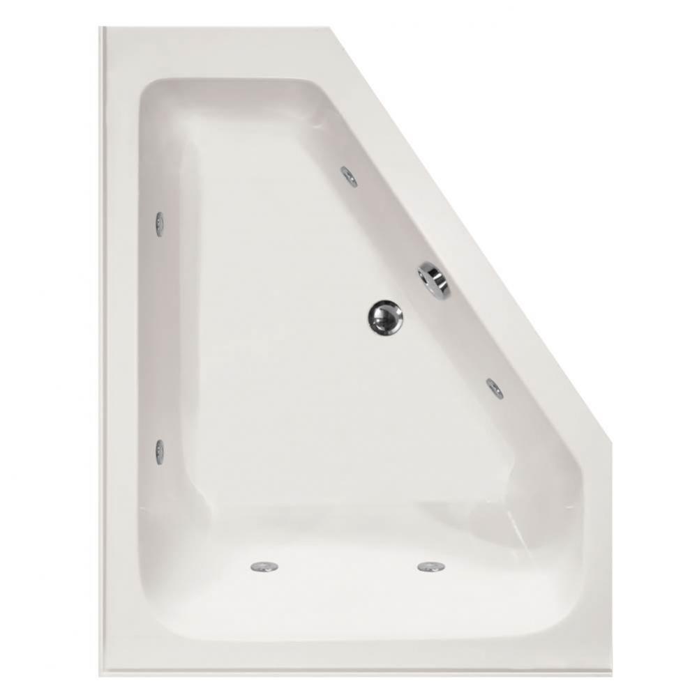 COURTNEY 6048 AC W/WHIRLPOOL SYSTEM-WHITE-RIGHT HAND