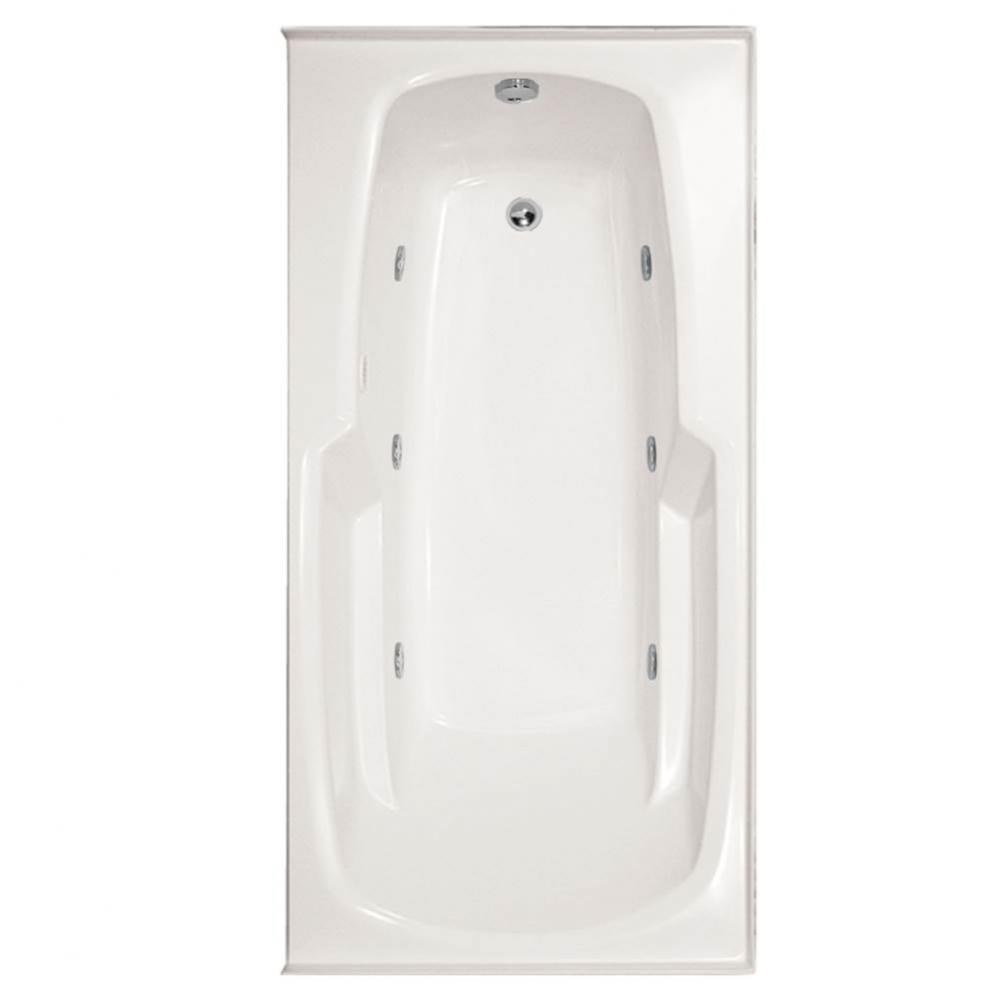 ENTRE 6032 GC W/WHIRLPOOL SYSTEM-WHITE-RIGHT HAND
