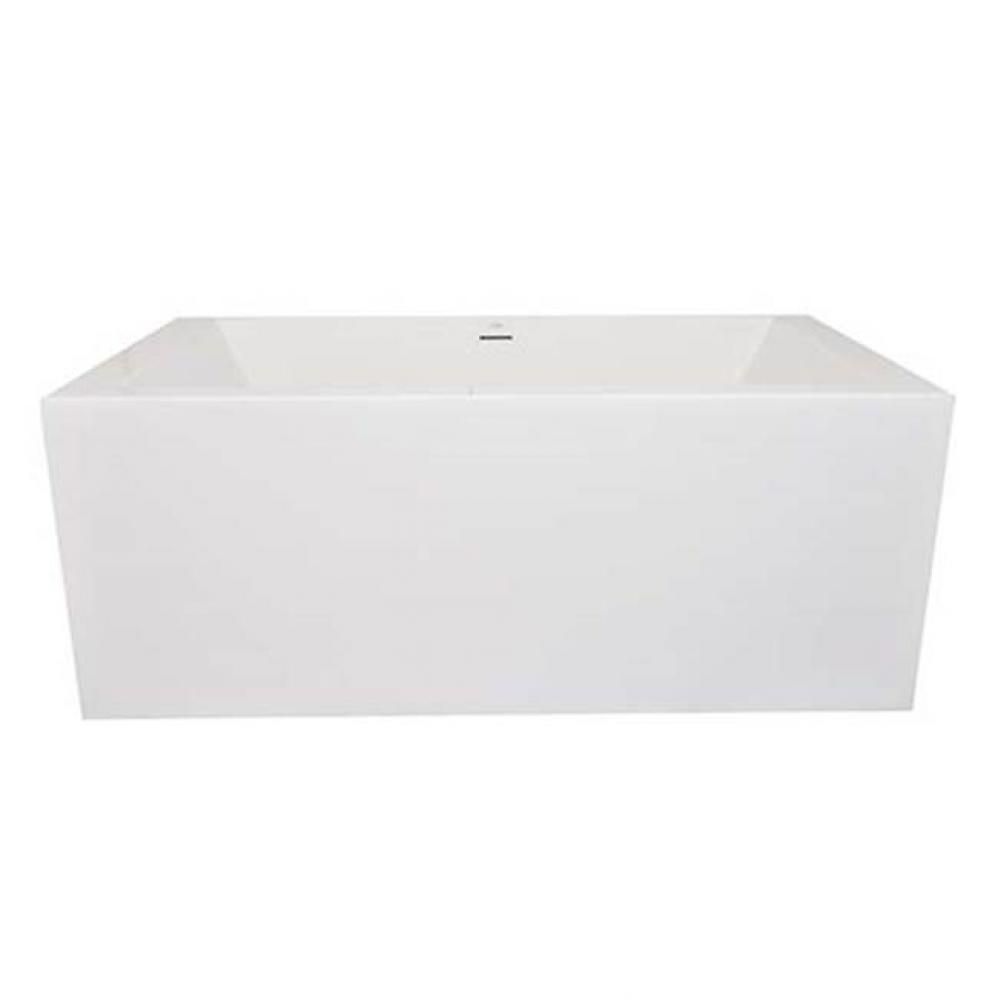 SLATE 6634 STON CENTER DRAIN, TUB ONLY - WHITE