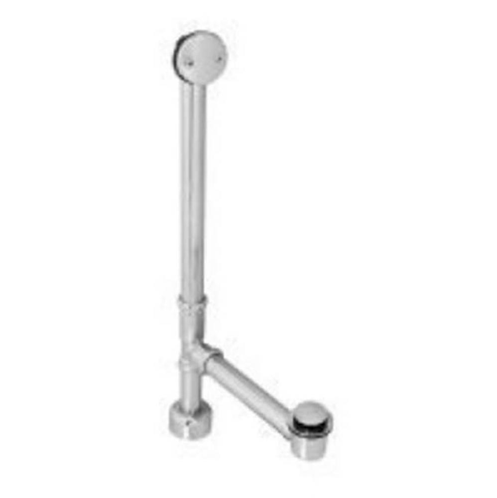 FULLY EXPOSED TIP TOE DRAIN - POLISHED NICKEL