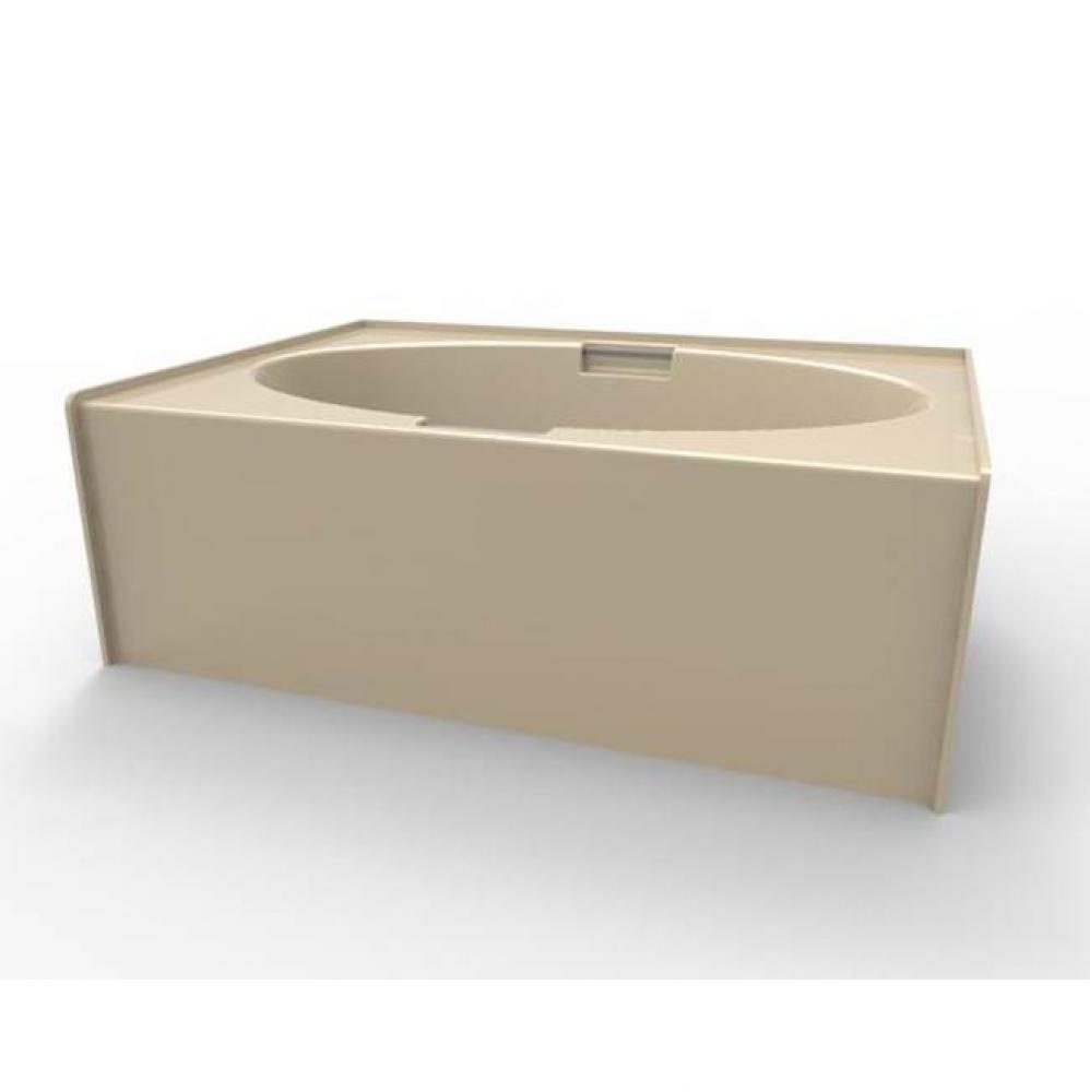 MARIE 6042 AC TUB ONLY-BONE-LEFT HAND