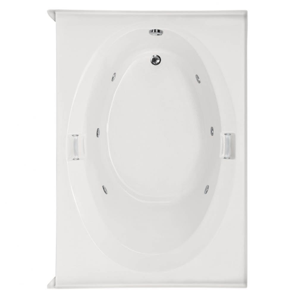 MARIE 6042 AC W/WHIRLPOOL SYSTEM-WHITE-LEFT HAND