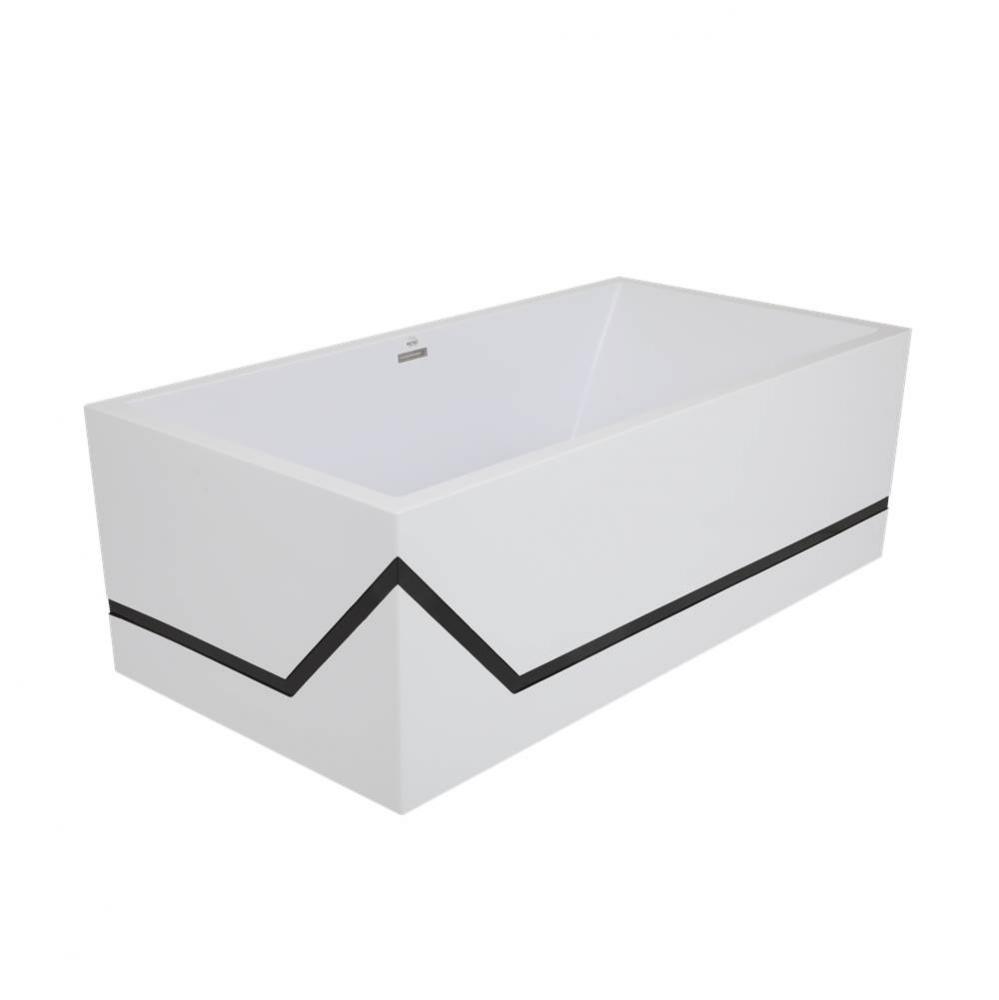 MILLENNIUM 6333 METRO TUB ONLY - WHITE