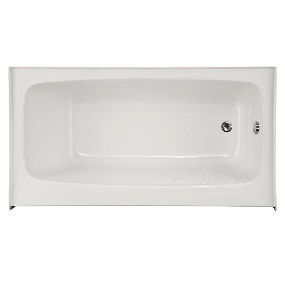 REGAN 6036 AC TUB ONLY-WHITE-RIGHT HAND