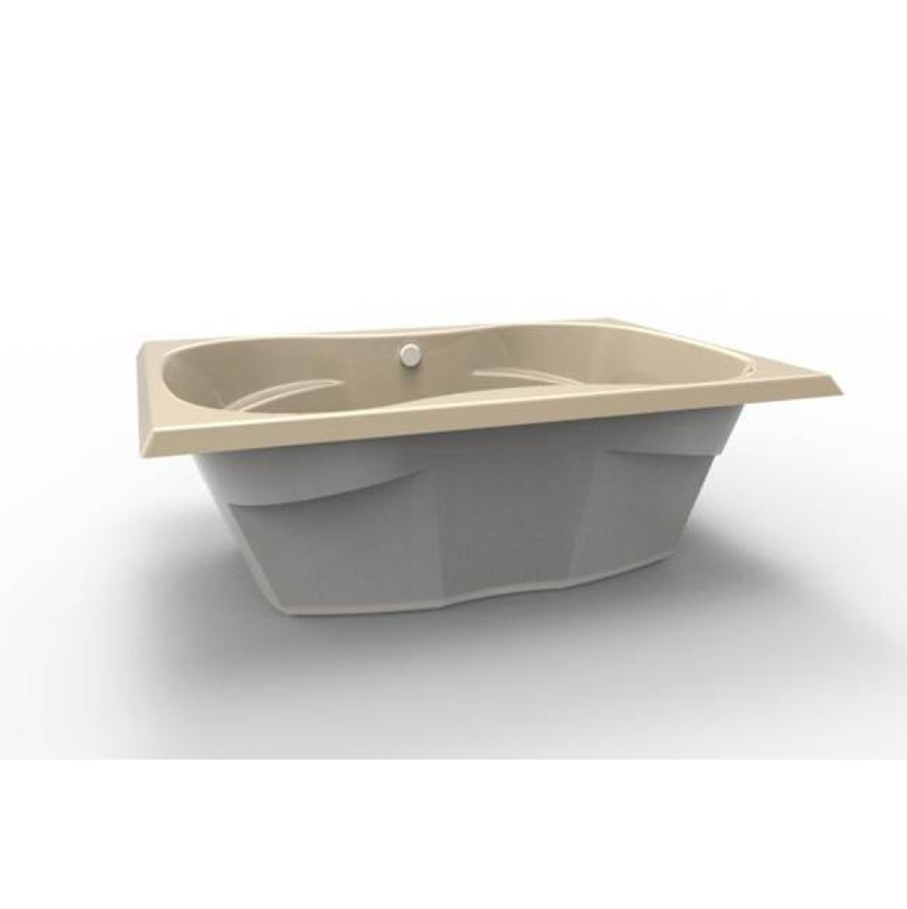 STUDIO HOURGLASS 7242 AC W/WHIRLPOOL SYSTEM-BONE