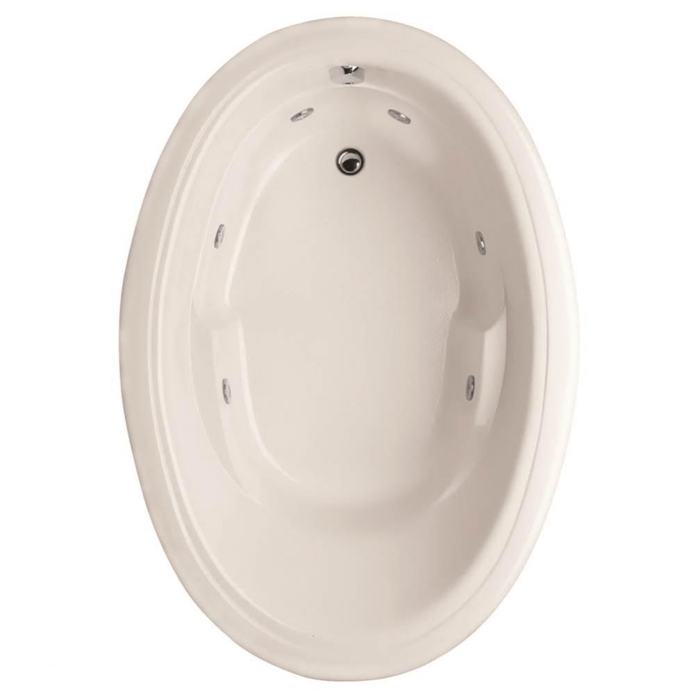 STUDIO OVAL 7242 AC W/WHIRLPOOL SYSTEM-WHITE