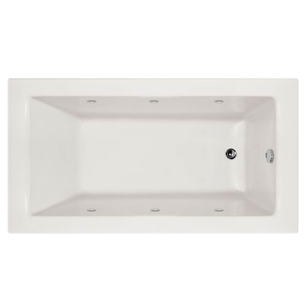 SYDNEY 6034 AC W/WHIRLPOOL SYSTEM-WHITE-RIGHT HAND