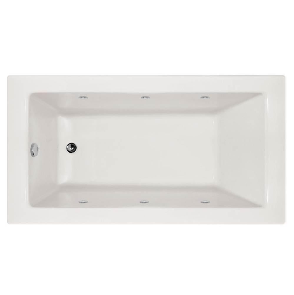 SYDNEY 7232 AC W/WHIRLPOOL SYSTEM-WHITE-LEFT HAND