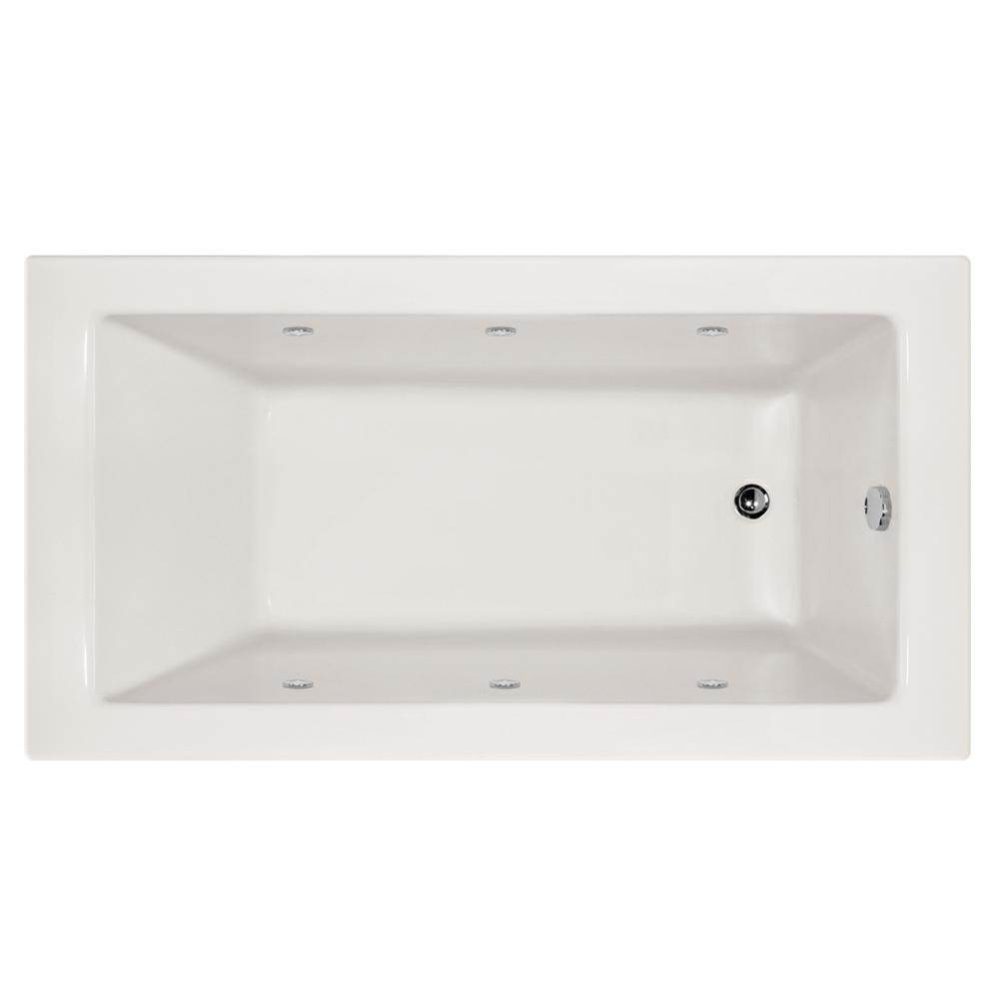 SYDNEY 7236 AC W/WHIRLPOOL SYSTEM-WHITE-RIGHT HAND