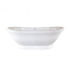 Hydro systems GEO7035HTO-WHI - GEORGETOWN 7035 METRO TUB ONLY-WHITE