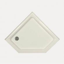 Hydro systems HPA.4833N-BON-LH - SHOWER PAN AC 4833 NEO ANGLE - BONE-LEFT HAND