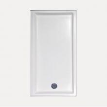 Hydro systems HPA.6030E-WHI-LH - SHOWER PAN AC 6030 END DRAIN - WHITE-LEFT HAND