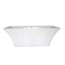 Hydro systems HYD6834HTO-WHI - HYDE 6834 METRO TUB ONLY-WHITE