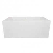 Hydro systems SLA6634STO-WHI - SLATE 6634 STON CENTER DRAIN, TUB ONLY - WHITE