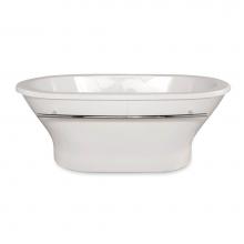 Hydro systems KEL7040ATO-WHI - KELLIE 7040 FREESTANDING  TUB ONLY - WHITE