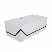 Hydro systems MIL6333HTO-WHI - MILLENNIUM 6333 METRO TUB ONLY - WHITE