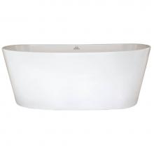 Hydro systems NEW6228HTO-WHI - NEWBURY 6228 METRO TUB ONLY-WHITE