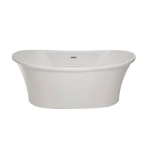 Hydro systems SBRE6036ATO-WHI - Breanne 6036 Ac Tub Only - White