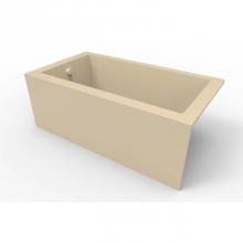 Hydro systems SHA6632ATO-BON-LH - SHANNON 6632 AC TUB ONLY - BONE - LEFT HAND