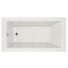 Hydro systems SYD6632AWP-WHI-LH - SYDNEY 6632 AC W/WHIRLPOOL SYSTEM-WHITE-LEFT HAND