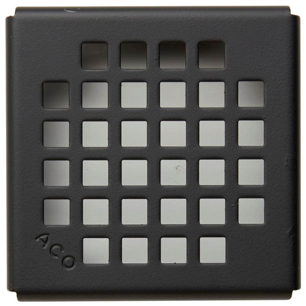 4x4 PointDrain Matte Black