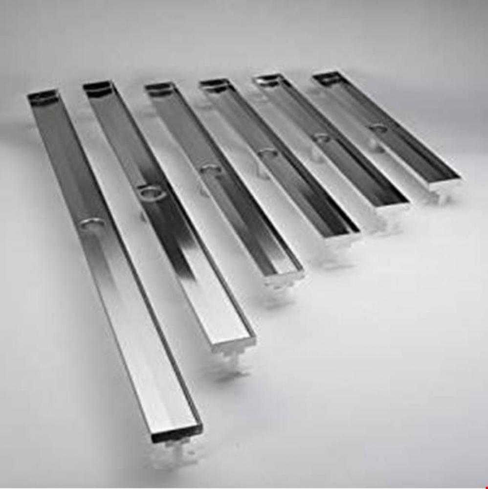 28'' (700mm/27.56'') PE Channel - Brushed Stainless