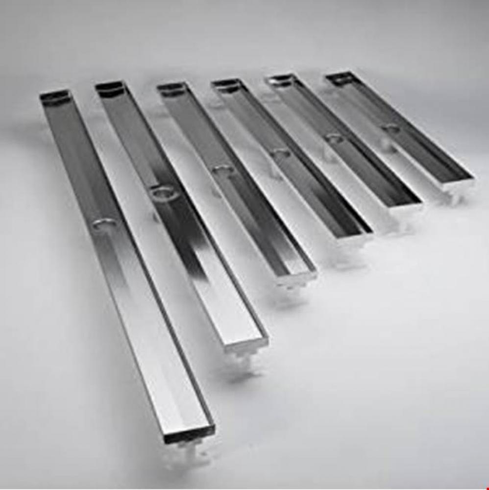 36'' (900mm/35.43'') PE Channel - Brushed Stainless
