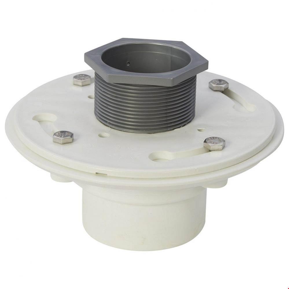 PVC Drain Flange (includes compression gasket)