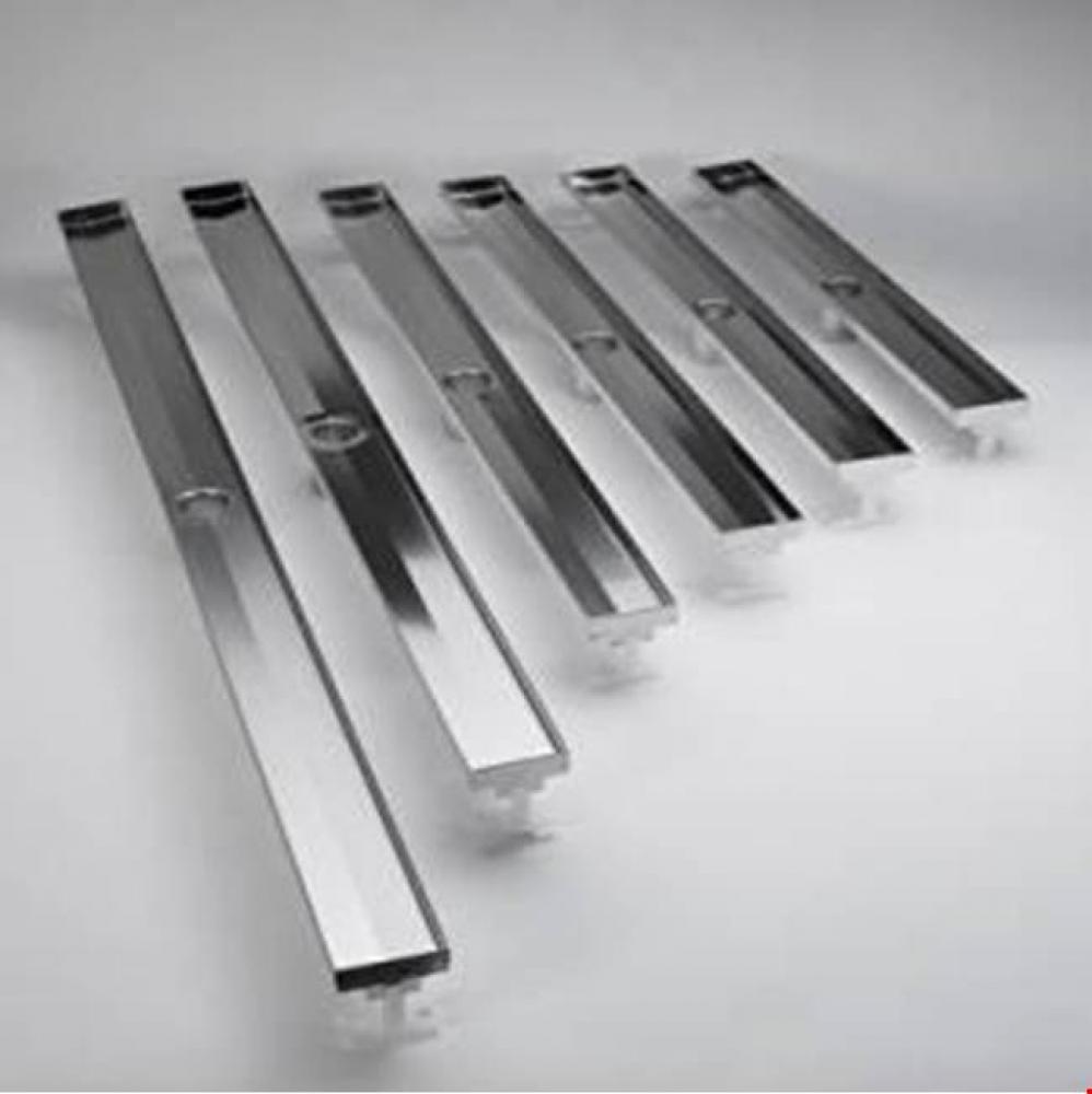 48'' (1200mm/47.24'') PE Channel - Brushed Stainless
