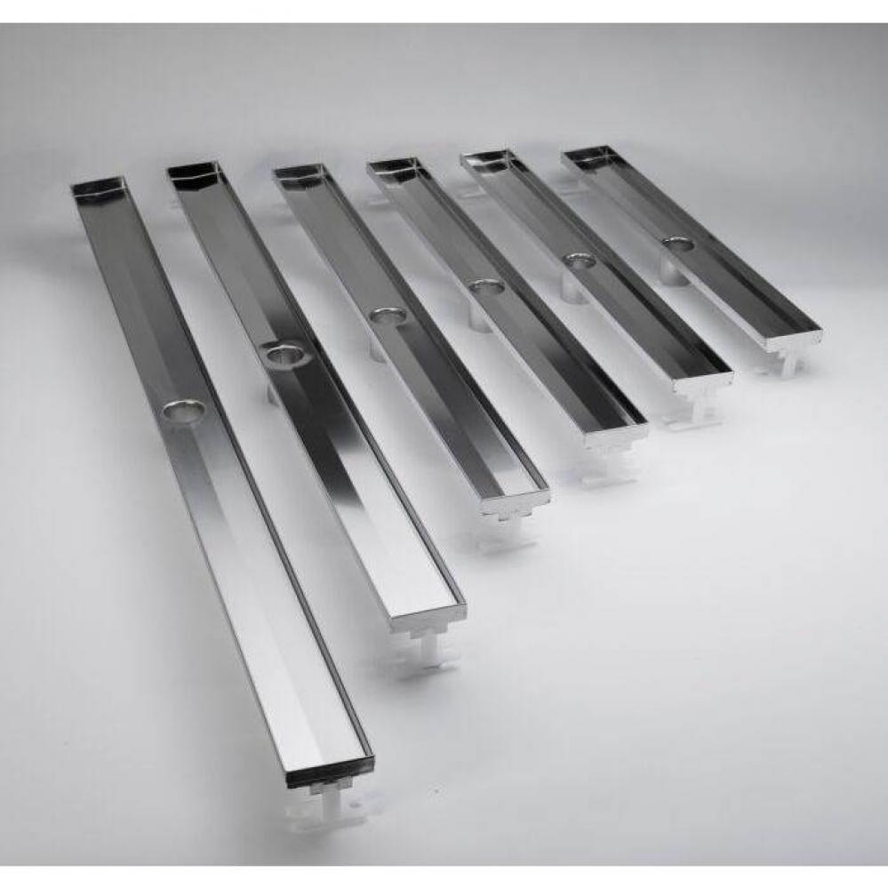 48'' (1200mm/47.24'') PE Channel - Brushed Stainless