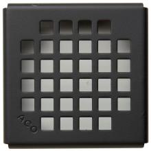 ACO ShowerDrain 143127 - 4x4 PointDrain Matte Black