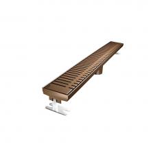 ACO ShowerDrain 37632 - 28'' (700mm/27.55'') Piano Grate