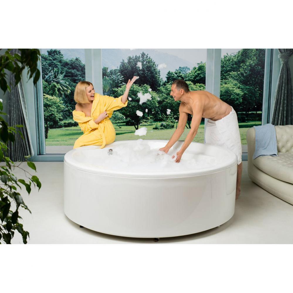 Aquatica Allegra-Wht Freestanding Acrylic Bathtub