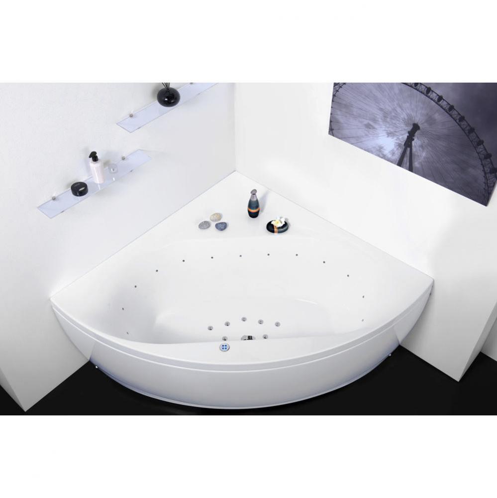 Aquatica Olivia-Wht Relax Air Massage Bathtub