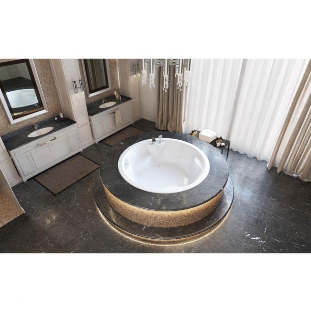 Aquatica Allegra-Wht Built-In Relax Air Massage Bathtub
