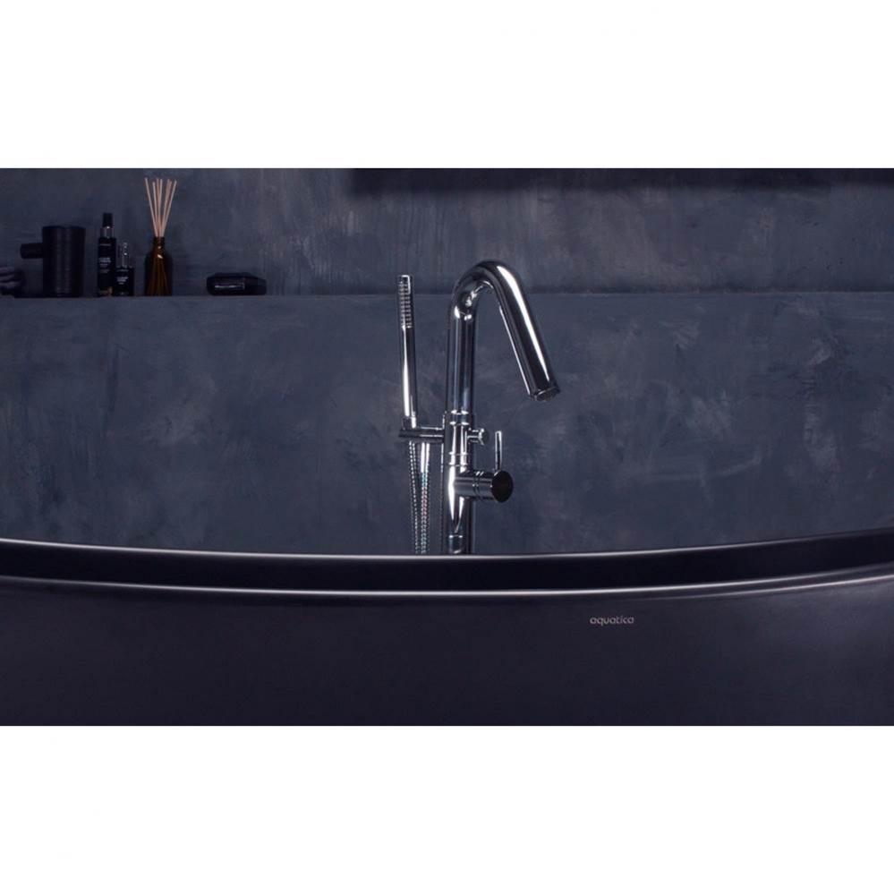 Aquatica Colonna-WS Floor Mounted Tub Filler – Chrome