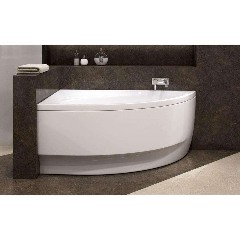 Aquatica Idea-R-Wht Corner Acrylic Bathtub