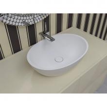 Aquatica Sens-Sink-Wht - Aquatica Sensuality-Wht™ Stone Bathroom Vessel Sink