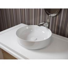 Aquatica Metamorfosi-R-Wht - Aquatica Metamorfosi-Wht Round Ceramic Bathroom Vessel Sink