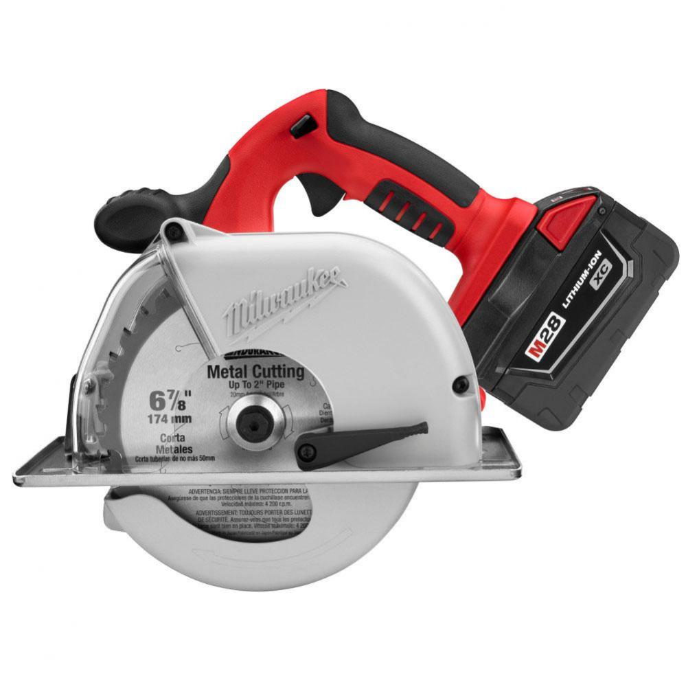 M28 6-7/8 Metal Cutting Saw Kit W/2 Bat